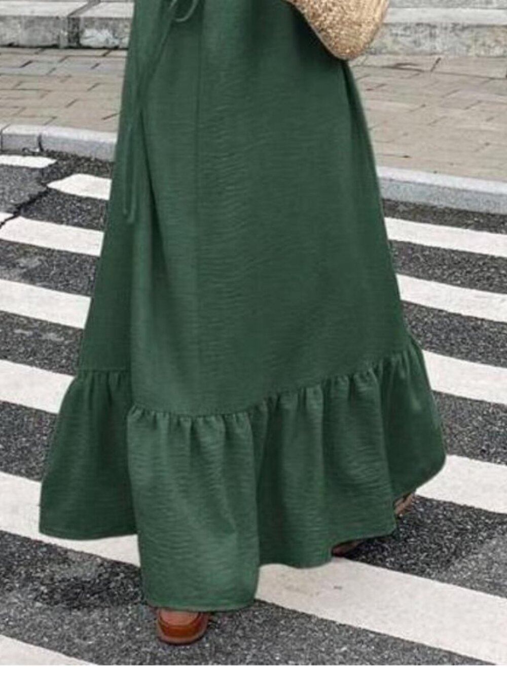 Serisse Solid Color Pleated & Date Dress, Dresses